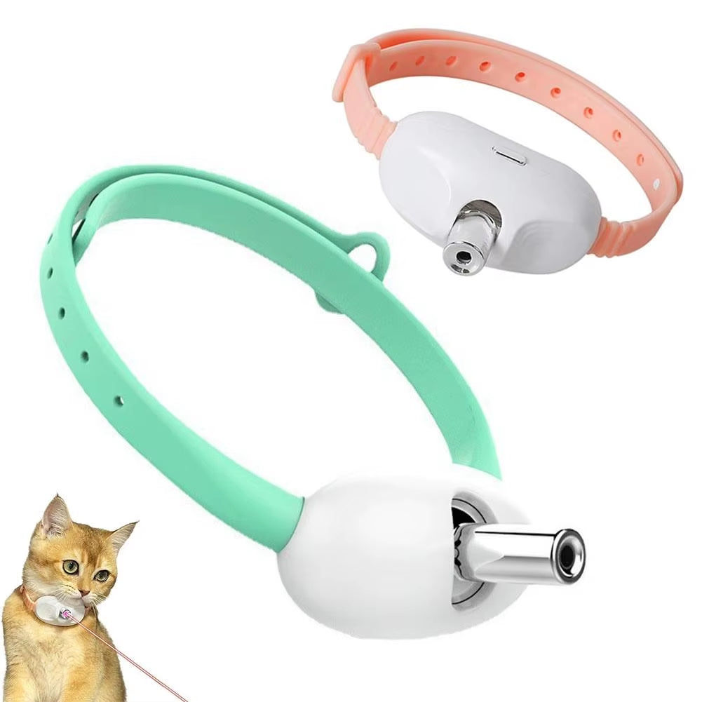 Laser Cat Teaser Collar Smart Cat Teaser Toy Pet Supplies Self-Entertainment Automatic Cat Teaser Toy Cat Teasing Artifact